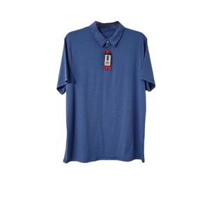 NWT   Member's Mark   Men's XL    Polo Shirt   Short Sleeve   Blue